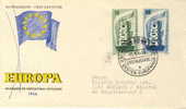 BUND FDC MICHEL 241/42 EUROPA 1956 - 1956