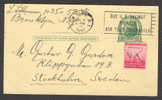 United States Upfranked Postal Stationery Ganzsache Cancel New York 1941 Stockholm Sweden - 1921-40