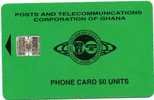 @+ Ghana - Bleue 50U - 09/97 - 200 000ex - SC7 - Ghana