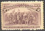 United States 1893 Mi. 74a. Discovery Of America By Columbus Cote €45, MNH** - Ongebruikt