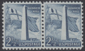 !a! USA Sc# 1034 MNH Horiz.PAIR - Bunker Hill - Neufs