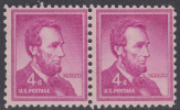 !a! USA Sc# 1036 MNH Horiz.PAIR - Abraham Lincoln - Neufs