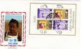 UNO Jahr Des Kindes 1979 Freizeit Der Kinder Antillen 401/4 + Block 11 2FDC 9€ - UNICEF