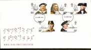 Great Britain 1982  Maritime Heritage. FDC.  Perth Postmark - 1981-1990 Decimale Uitgaven