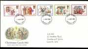 Great Britain 1982  Christmas. FDC.  Bromley,Kent Postmark - 1981-1990 Em. Décimales