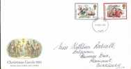 Great Britain 1982  Christmas. FDC.  Perth Postmark - 1981-1990 Em. Décimales