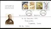 Great Britain 1984  Cent.of Greenwich Meridian. FDC  Grantham,Lincs. Postmark - 1981-1990 Decimale Uitgaven