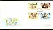 Great Britain 1984  50th Ann.of The British Council. FDC  Perth. Postmark - 1981-1990 Em. Décimales