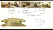 Great Britain 1985  Famous Trains. FDC  Perth. Postmark - 1981-1990 Dezimalausgaben