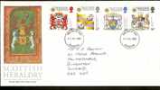 Great Britain 1987 Order Of The Thistle. FDC  Glasgow. Postmark - 1981-1990 Em. Décimales