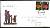 Great Britain 1989 Anniversaries. FDC  Perth. Postmark - 1981-1990 Em. Décimales