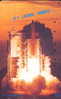 Space Satellite Rocket   , Used Japan Tumura Phonecard - Espace
