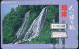Waterfall  , Used Japan Tumura Phonecard - Montañas