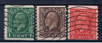 CDN+ Kanada 1932 Mi 162-64B George V. - Used Stamps