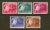 SWA 1953 Cancelled Stamp(s) Coronation 274-278 - Namibia (1990- ...)