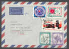 Austria Airmail Par Avion Luftpost Beauty Multiple Franked Villach 1984 Cover To USA Chemoterapie Psychiatrie - Otros & Sin Clasificación