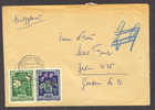 Austria Mi. 874+875 Cancel Riezlern/Kleinwalserta Cover 1957 Anti-Tuberkulose-Fonds Blumen Flowers €40,- - Cartas & Documentos