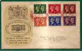 UK - 1949 VF CENTENARY OF FIRST ADHESIVE POSTAGE STAMPS - SG 479/484 - Commemorative FDC - ....-1951 Pre-Elizabeth II