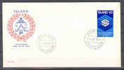 Iceland Mi. 525 75 Years Union Jubilee FDC Cover 1977 - FDC