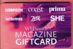 COSMOPOLITAN , COAST , ...  ( England Gift Card ) Magazine Newspaper News Paper Journal Gazette Zeitung * GIFTCARD - Reclame