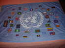 Drapeau De L´ ONU, Organisation Des Nations Unies, Guerre De Yougoslavie Entre Croatie Et Bosnie Herzegovine (09-1032) - Flaggen