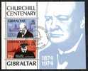 Gibraltar Sc317a Sir Winston Churchill, Postmark Churchill - Sir Winston Churchill