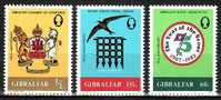 Gibraltar Sc437-9 Scouting Year... - Unused Stamps