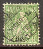 Switzerland 1862 Mi. 26 Sitzende Helvetia Weisses Papier (Minor Def.) €60,- - Usados