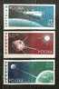 SPACE - POLAND 1959 Vols Dans Le Cosmos - IMPERFORATE - NON DENTELÉE - Yvert # 992/994 - MINT (LH) - Europe