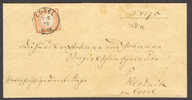 Deutsches Reichs-Post 1872 Mi. 14 ½ Gr. Orange On Deluxe COSEL Cancel Cover Brief To CASEL €180,- - Lettres & Documents