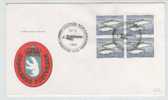 Greenland FDC Block Of 4 High Value Salmon With Cachet 27-1-1983 - Other & Unclassified