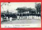 NANTERRE 1906 GROUPE DE POMPIERS TAMBOUR VEHICULE CARTE EN TRES BON ETAT - Nanterre