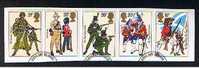 GB 1983 Army Set Fine Used Stamps Military Uniforms Theme - Ref 347 - Unclassified