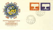 SAAR FDC MICHEL 402/03 EUROPA 1957 - 1957