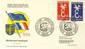 FRANCE FDC MICHEL 1210/11 EUROPA 1958 - 1958