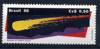 1986  BRAZIL   Halley Comet  Yvert Cat. N° 1789  Absolutely Perfect MNH ** - Sterrenkunde