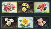 UMM AL QIWAIN - 1972 ROSES FLOWERS SET (6V) FINE USED CTO - Roses