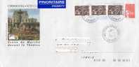 France TEATRO THEATRE Scene De Marche Fiori Fontana Flowers Fountain - Cartolina Postale Postal Stationery - Theatre