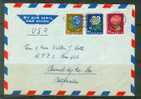 Suisse  -  Fleurs  -  Lettre De 1959  -  Avec Oblitération " Pro Juventute "  -  Expédié Vers Les Etats Unis - Storia Postale