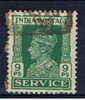 IND+ Indien 1939 Mi 105 Dienstmarke - 1936-47  George VI