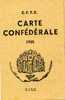 CARTE CONFEDERALE 1952 - Non Classés