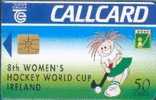 # IRELAND 1064 8th Women's Hockey Cup 50 Gem -sport-  Tres Bon Etat - Ireland