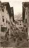 CPSM 9X14 . BUNDNER DORFSTRASSE  . TROUPEAU DE CHEVRES TRAVERSANT LE VILLAGE - Avers