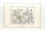 - APOLLON CHEZ THETIS . REPRO D´UNE SCULPTURE . GRAVURE AU TRAIT DU XIXe S. - Altri & Non Classificati