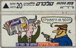 # ISRAEL 112 Yediot - Hold Up Nø2 20 Landis&gyr 07.96  Tres Bon Etat - Israël