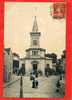 FONTENAY AUX ROSES 1908 EGLISE SORTIE DE LA MESSE CAFE BOUCHERIE CACHET MASSOT BOUCHER 106 RUE BOUCICAUT FONTENAY - Fontenay Aux Roses