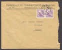 Sweden Frykdalens Gummiverkstad Torsby Commercial Cover 1942 Deluxe Cancel King Gustav V Pair - Cartas & Documentos