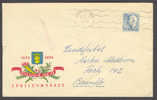 Sweden King Gustav V Stockholm Ban Bahnpost Railway Cancel Cover 1954 Stockholm 700 Years Jubilee Cachet 1252-1953 - Storia Postale