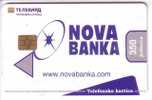 REPUBLICA SRPSKA - NEW BANK ( Banja Luka ) Republic Serbe Of Bosnia Serbia Republic Banque NOVA BANKA Master Credit Card - Bosnie