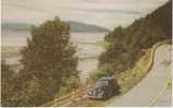 Chuckanut Drive Near Bellingham WA, 1940 Union Oil Series Postcard #36, Vintage 1930s/40s Auto - Andere & Zonder Classificatie